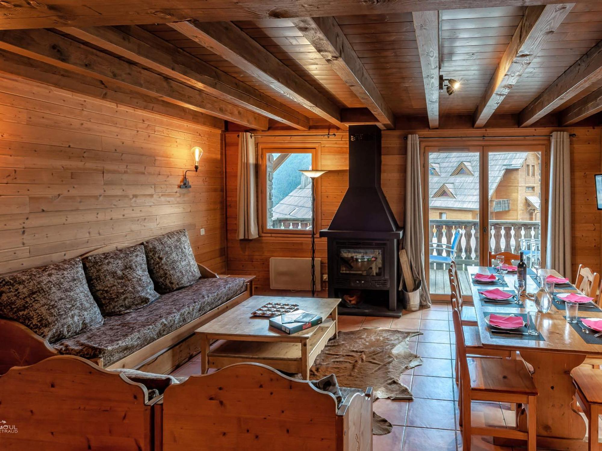 Chalet En Bois Avec 3 Chambres A Pra Loup - Fr-1-165A-47 Uvernet-Fours Εξωτερικό φωτογραφία